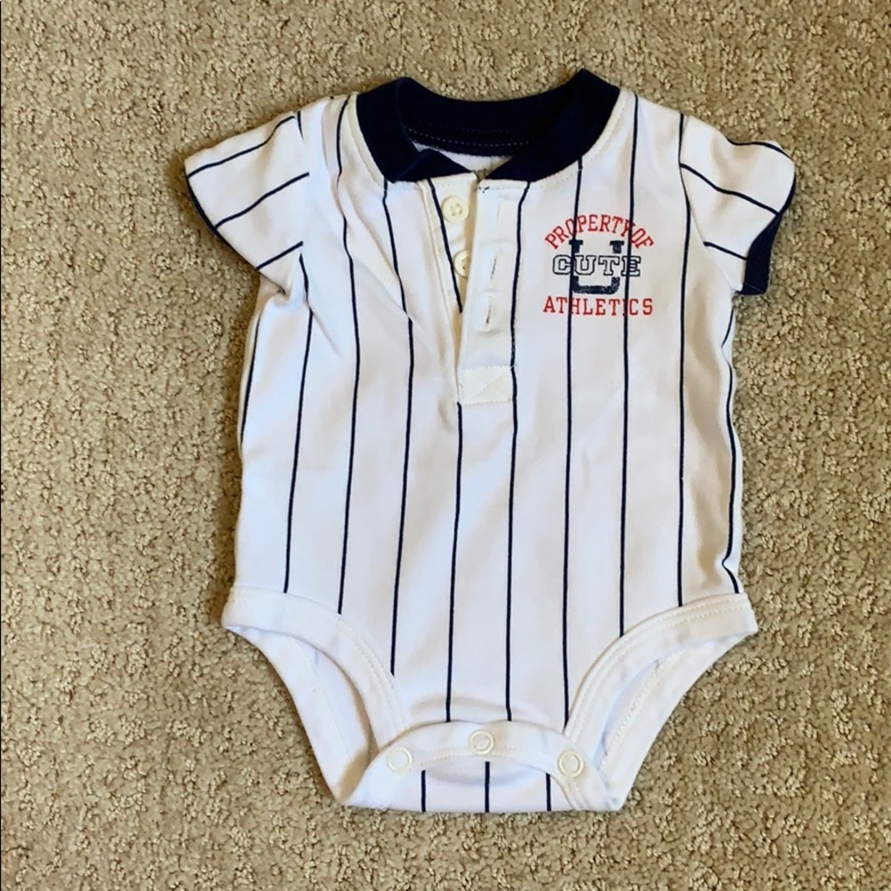 Striped Newborn Onesie